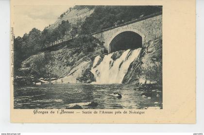 SUISSE - NEUCHATEL - Gorges de l'Areuse - Sortie de l'Areuse près de NOIRAIGUE