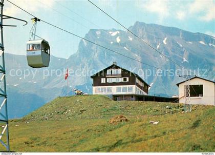 13751868 Emmetten Rinderbuehl Gondelbahn Bergrestaurant Emmetten