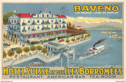 Baveno  lac Majeur  hotel Suisse