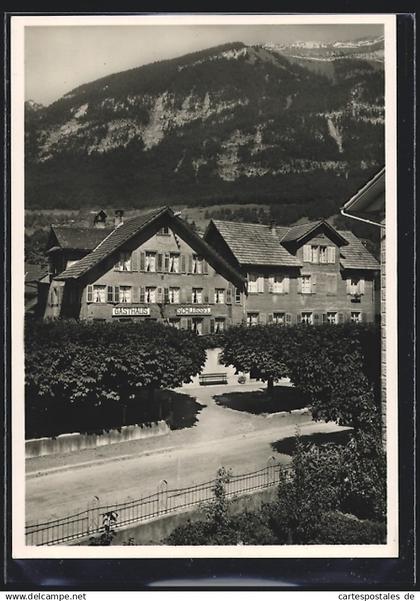 AK Alpnach /Obw., Gasthaus Schlüssel, Bes. v. Atzingen-Gasser