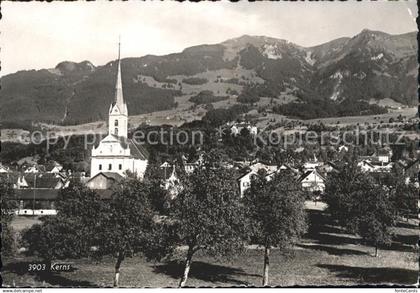 11749541 Kerns Kirche Ortsblick Kerns