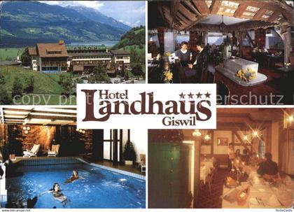 12480856 Giswil Hotel Landhaus Giswil Laendlerstube Landbeiz Zum Melchthaler