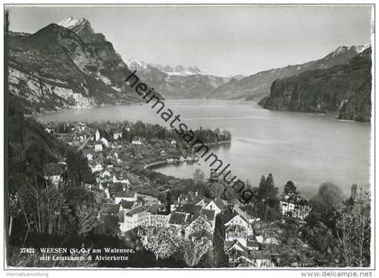 Weesen - Walensee - Foto-Ansichtskarte