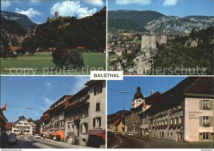 12107088 Balsthal Schloss Alt Falkenstein Ruine Neu Falkenstein  Balsthal