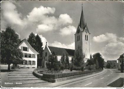 10578318 Muellheim Steckborn Muellheim Thurgau Kirche x 1958