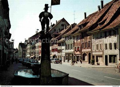 12614865 Diessenhofen Hauptstrasse mit Brunnen Diessenhofen