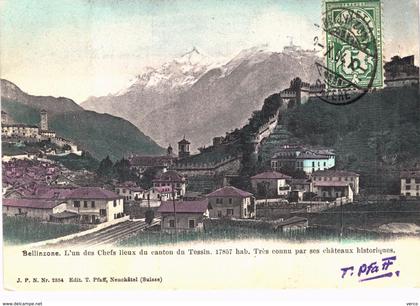 Carte postale ancienne de BELLINZONE