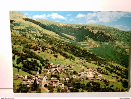 Leontica. Val Blenio. Tessin. Schweiz. Alte Ansichtskarte / Postkarte farbig, gel. ca 70 / 80ger Jahre ?. Pano