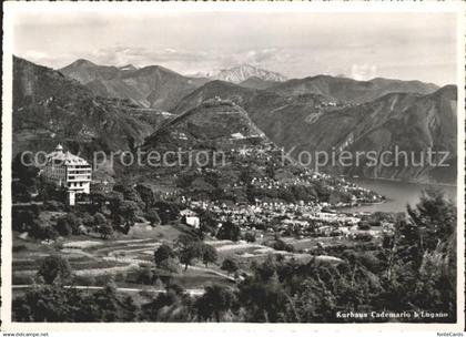 11641968 Cademario Kurhaus Ortsblick Luganersee