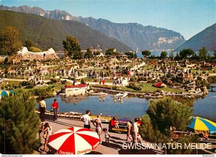 13573510 Melide Swissminiatur Luganersee Alpen