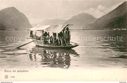 13715774 Lugano Lago di Lugano Barca da pescatore Lugano Lago di Lugano