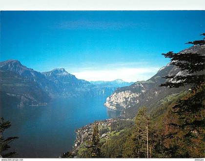 Suisse - UR Uri - Fluelen am Vierwaldstattersee - Nieder- und Oberbauen - Lac - CPM - Carte Neuve - Voir Scans Recto-Ver