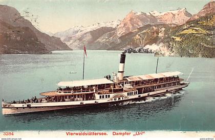 VIERWALDSTÄTTERSEE (UR) Dampfer Uri - Verlag Photoglob 3284