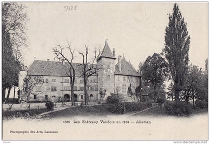 5428# SUISSE LES CHATEAUX VAUDOIS EN 1904 ALLAMAN HELVETIA SWITZERLAND