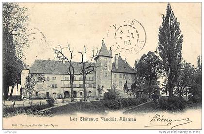 ref 85- suisse -allaman -chateaux vaudois  / carte décollée- voir description -/postcard sheets peeled/-