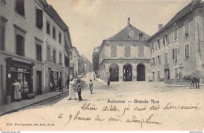 AUBONNE (VD) Grande Rue - Boulangerie - Horlogerie Bijouterie - Ed. Phot. Des Arts 1763