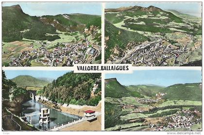 CPSM Vallorbes Ballaigues vues multiples aériennes