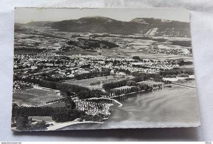 Cpm 1965, Yverdon, lac de Neuchâtel, camping Suchet, aiguilles de Baulmes, Suisse