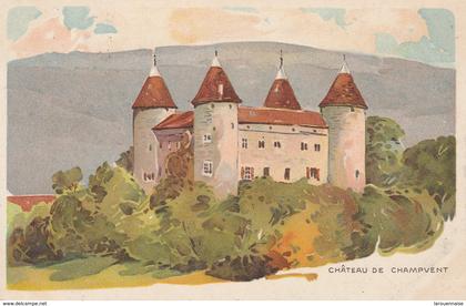 Suisse - CHAMPVENT - Château de Champvent