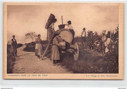 LAVAUX (VD) Vendanges dans le pays de Vaud - Ed. S.A. Schnegg