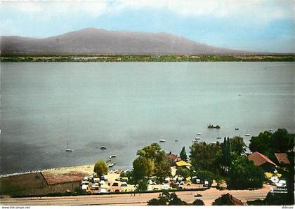 Suisse - VD Vaud - Tannay - En avion au-dessus de Tannay - Plage-Camping VD 19 - Buvette, Mme Dutoit - Vue aérienne - CP