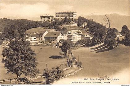 Suisse - Saint-Cergue (VD) Les Hôtels - Ed. Jullien Frères 8143