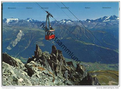 Luftseilbahn Fiesch-Eggishorn - Ansichtskarte Großformat