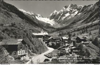 10802567 Blatten VS Blatten VS Loetschenbruecke Sattelhorn Schienhorn *