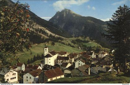 11337214 Simplon Dorf Totalansicht mit Alpenpanorama Simplon Dorf