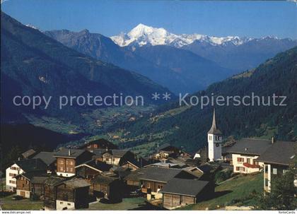 11695032 Bellwald mit Weisshorn Bellwald