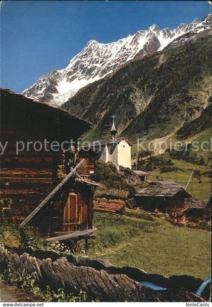 11852722 Eisten Loetschental Lonzahoerner Breithorn