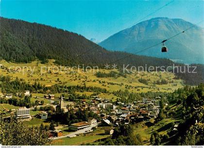 13789142 Fiesch VS Fliegeraufnahme mit Luftseilbahn Fiesch-Eggishorn