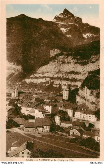 13908443 St Maurice  Valais VS et la Cime de l'Est