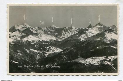 AK 143342 SWITZERLAND - Montana - Vue du Mt. Lachaux