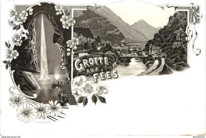 Saint Maurice - Grotte aux Fees - Litho