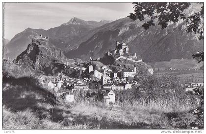 Suisse - Valais - Vue générale - Cachet Savièse