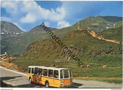 Col du Simplon - Postauto - AK-Grossformat - Editeur Marcel Rouge Lausanne