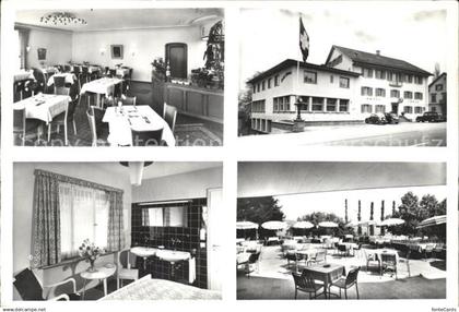 11641307 Kilchberg ZH Hotel Loewen Gartenrestaurant Flagge Kilchberg ZH