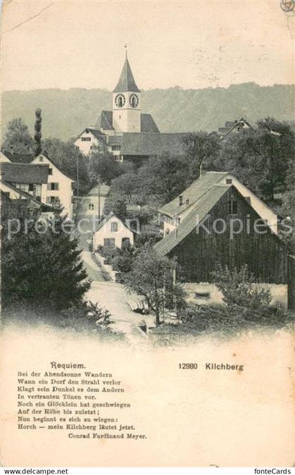 13727958 Kilchberg ZH Ortsmotiv mit Kirche Kilchberg ZH