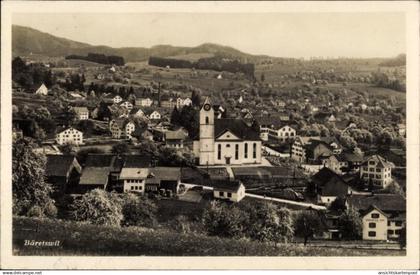 CPA Bäretswil Kanton Zürich, Blick auf den Ort, Kirche