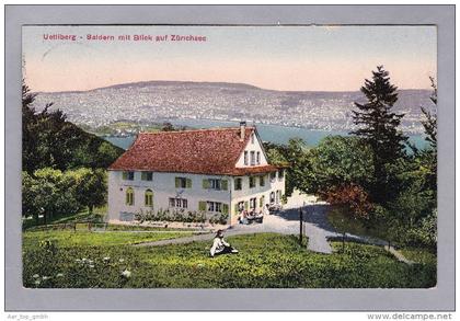 ZH STALLIKON 1914.VII.10 Stallikon Uetliberg-Balden mit Blick auf Zürichsee Photoglob