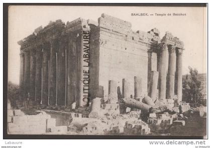 SYRIE--BAALBEK--Temple de Baccus