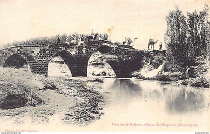 Syrie - Pont sur la rivière Sajour, affluent d el'Euphrate en Haute-Syrie - Ed. Mission des PP. Capucins