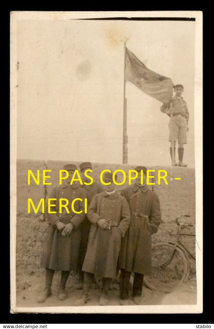 SYRIE - SOLDATS FRANCAIS EN SYRIE DECEMBRE 1933 - 6 CARTES PHOTOS ORIGINALES