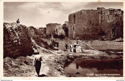 Syrie - ALEP - Quartier Macharka - Ed. Photoédition 142