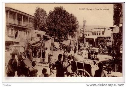 SYRIE , Damas , Place du marché