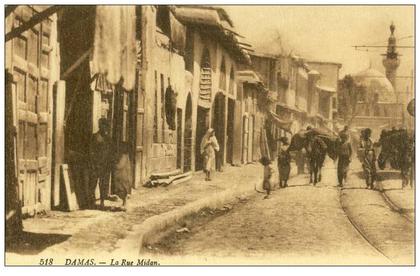 SYRIE - DAMAS - Rue Midan