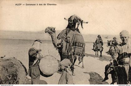 Syrien, Aleppo / Alep, Danseuse a dos de Chameau, um 1910/20