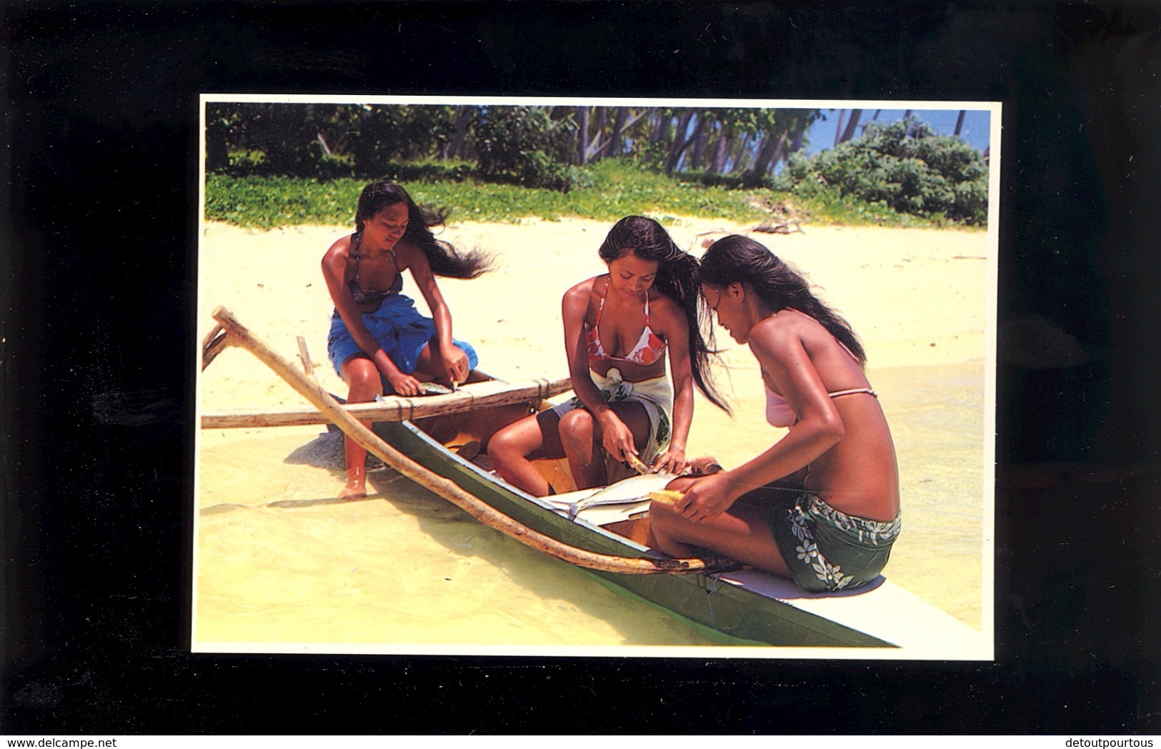 TAHITI Polynésie Française :  tahitienne  femme fille vahinés polynesian girl woman vahine