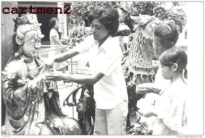 PHOTOGRAPHIE ANCIENNE : SIAM THAILANDE BANGKOK THAÏLAND FETE TEMPLE